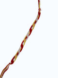 Bracelet brésilien rouge, jaune et blanc