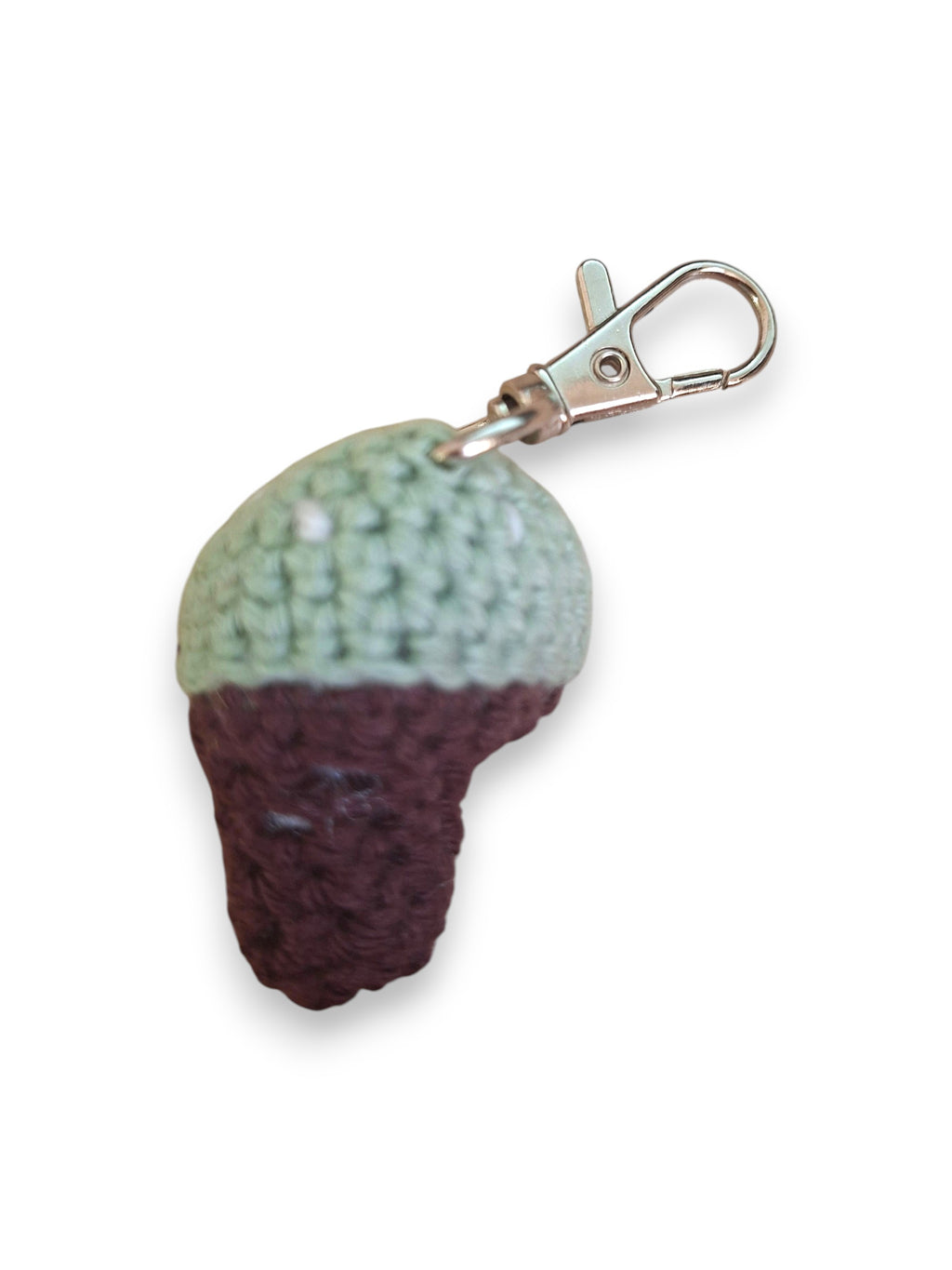 Porte-clé Champignon en Crochet – Fait Main
