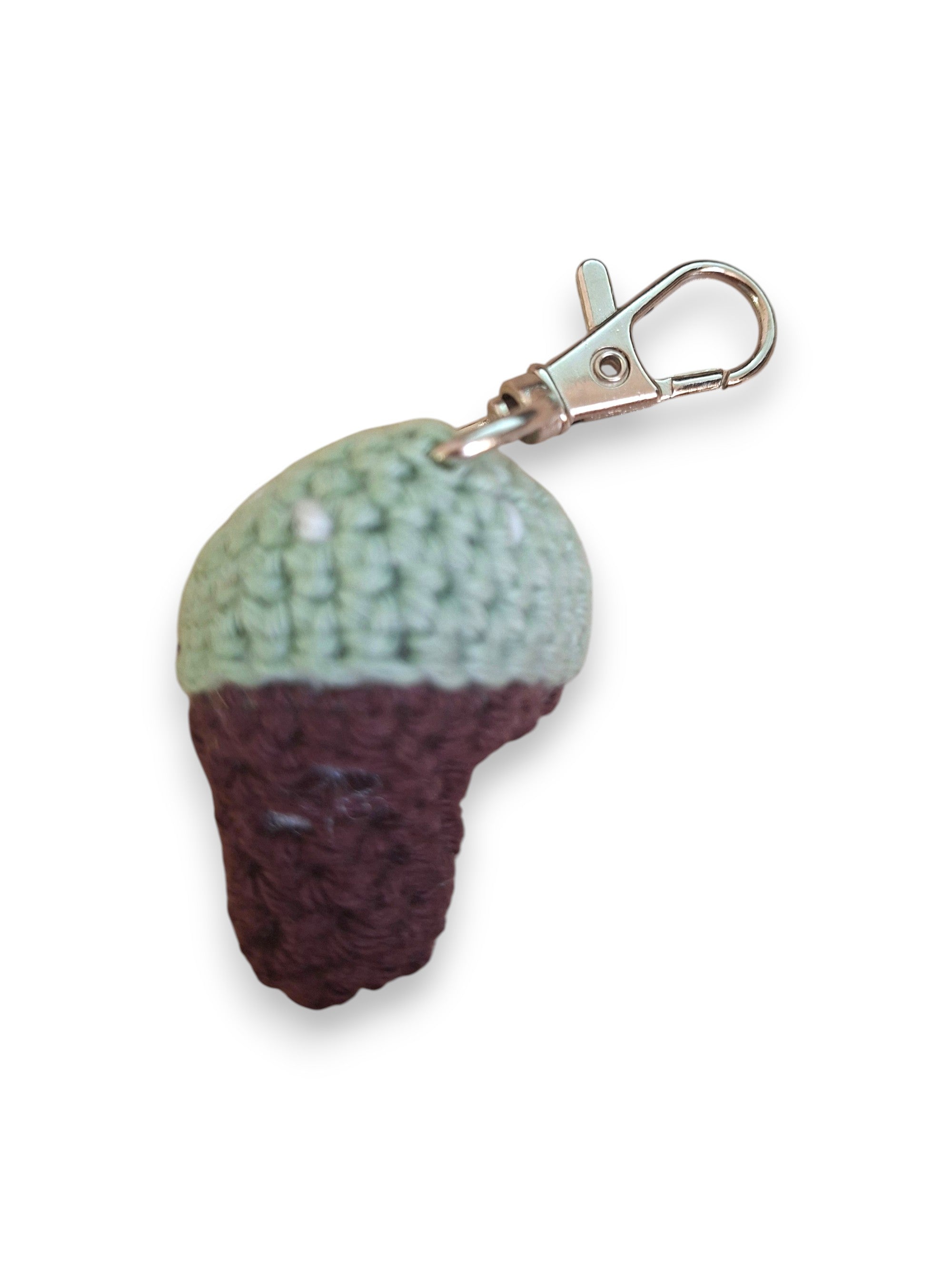 Porte-clé Champignon en Crochet – Fait Main