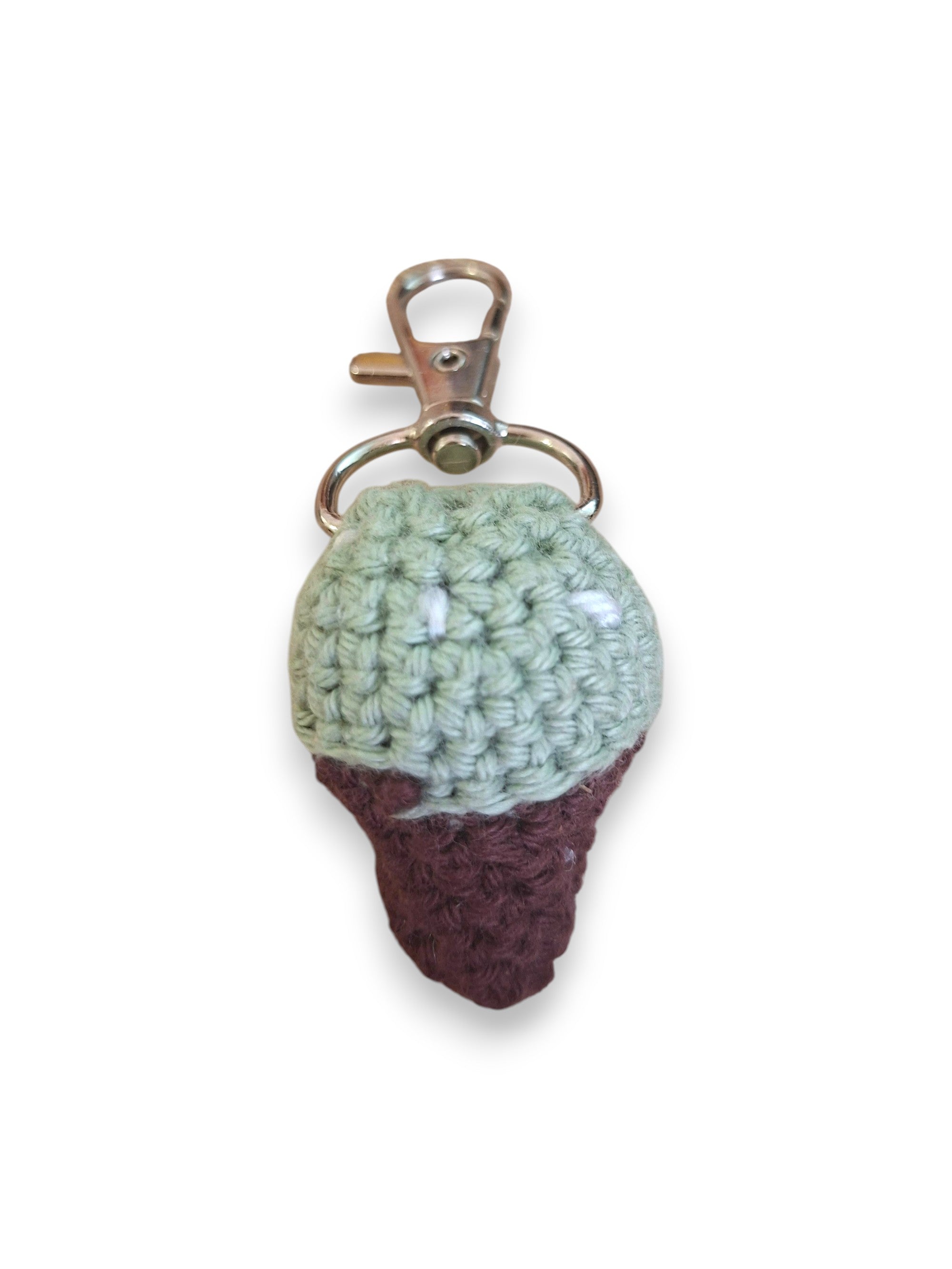 Porte-clé Champignon en Crochet – Fait Main