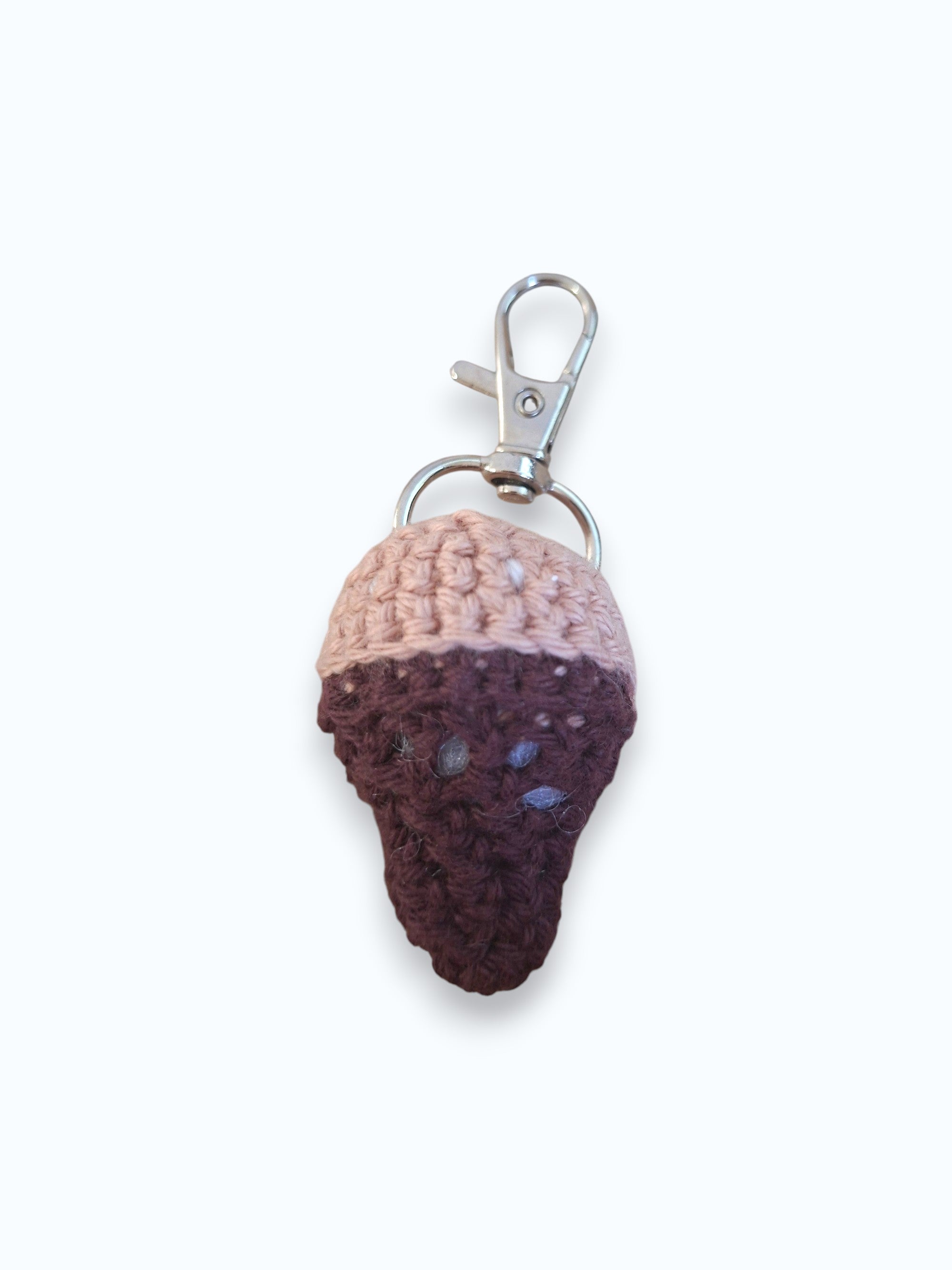Porte-clé Cornet de Glace en Crochet – Fait Main