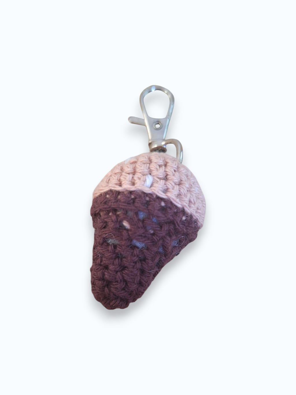 Porte-clé Cornet de Glace en Crochet – Fait Main