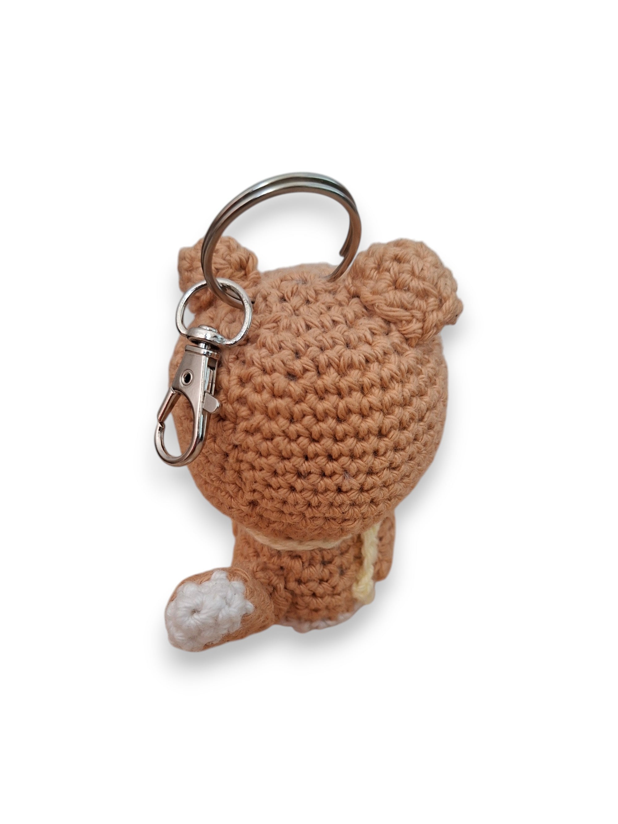 Chat Endormi – Porte-clé Amigurumi en Crochet