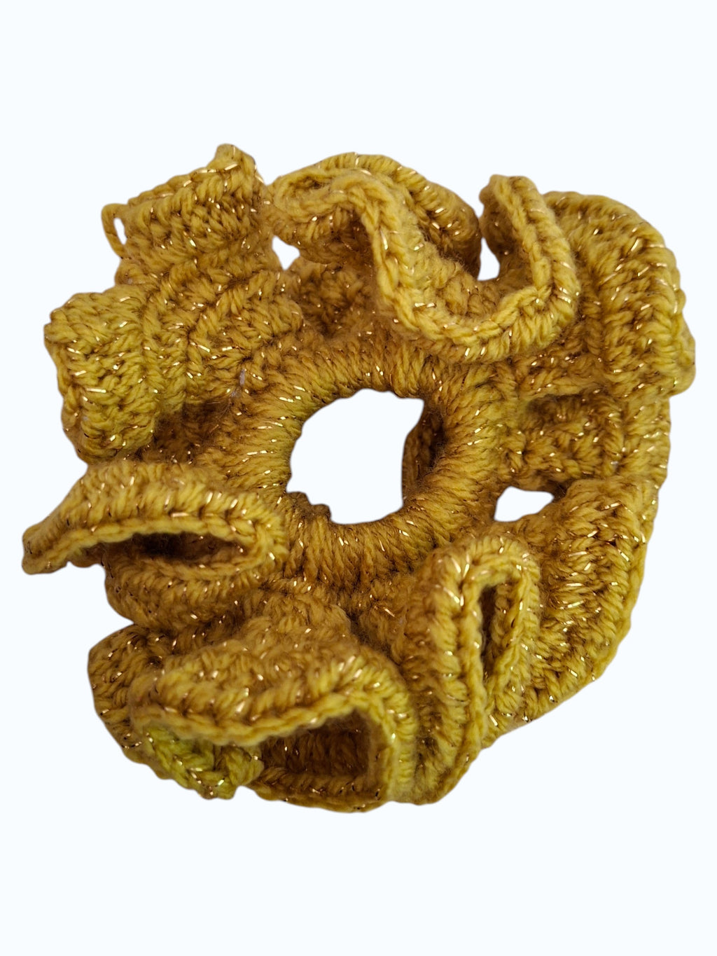 Chouchou en Crochet Doré