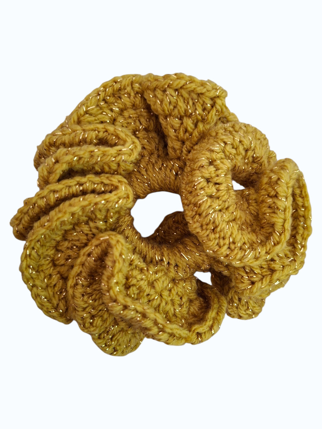 Chouchou en Crochet Doré