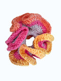 Chouchou en Crochet Multicolore Sunset