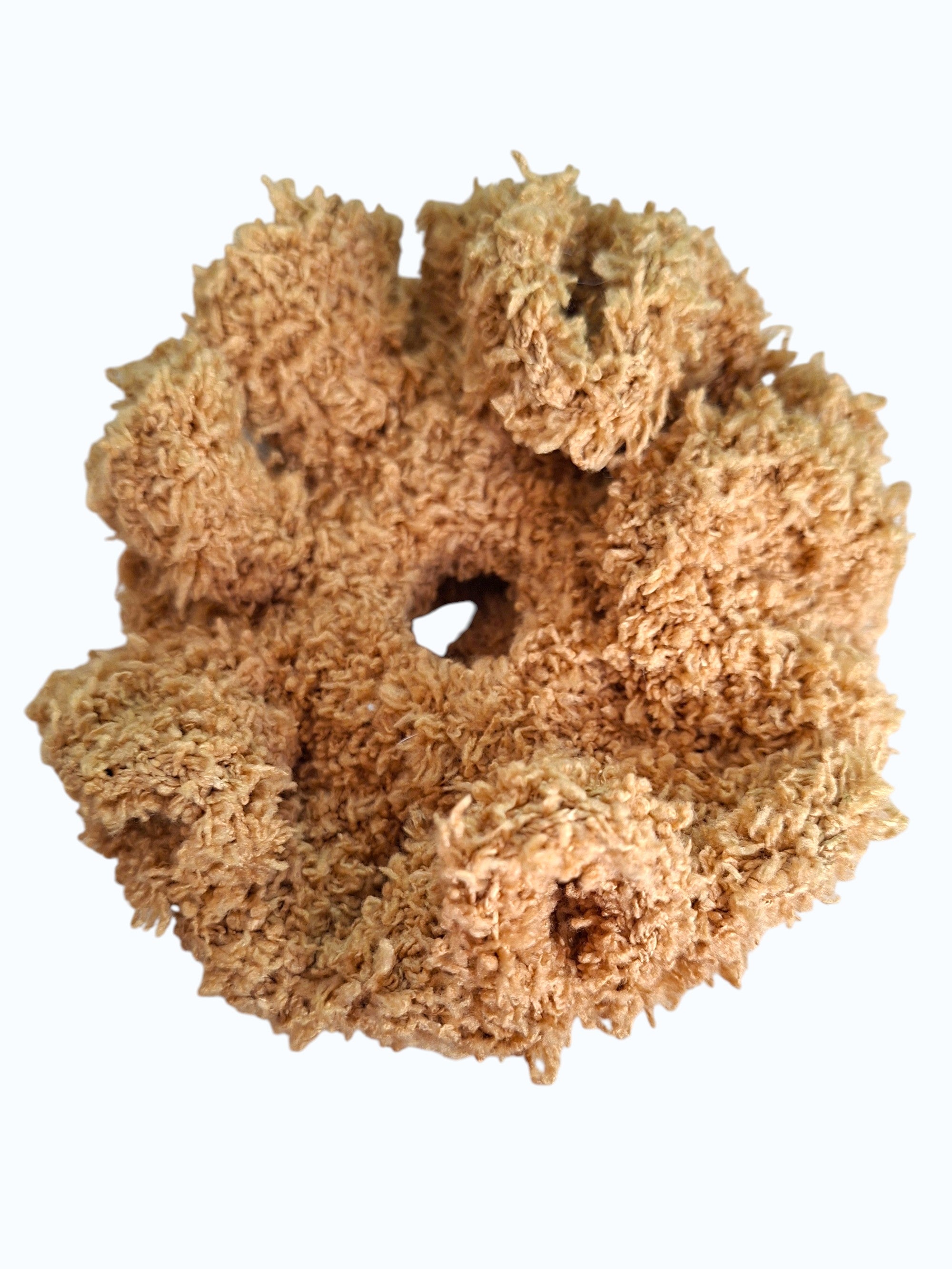 Chouchou en Crochet Ocre