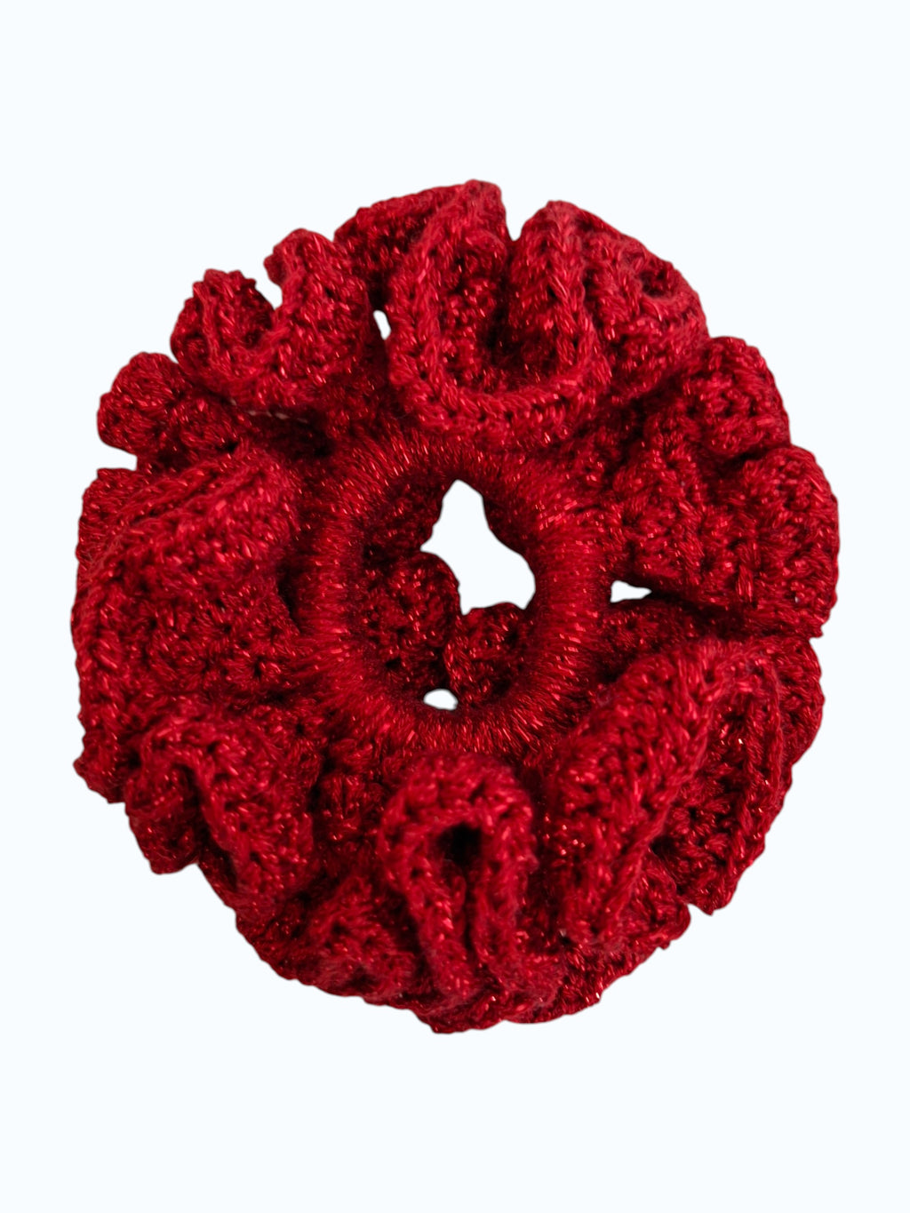Chouchou en Crochet Rouge