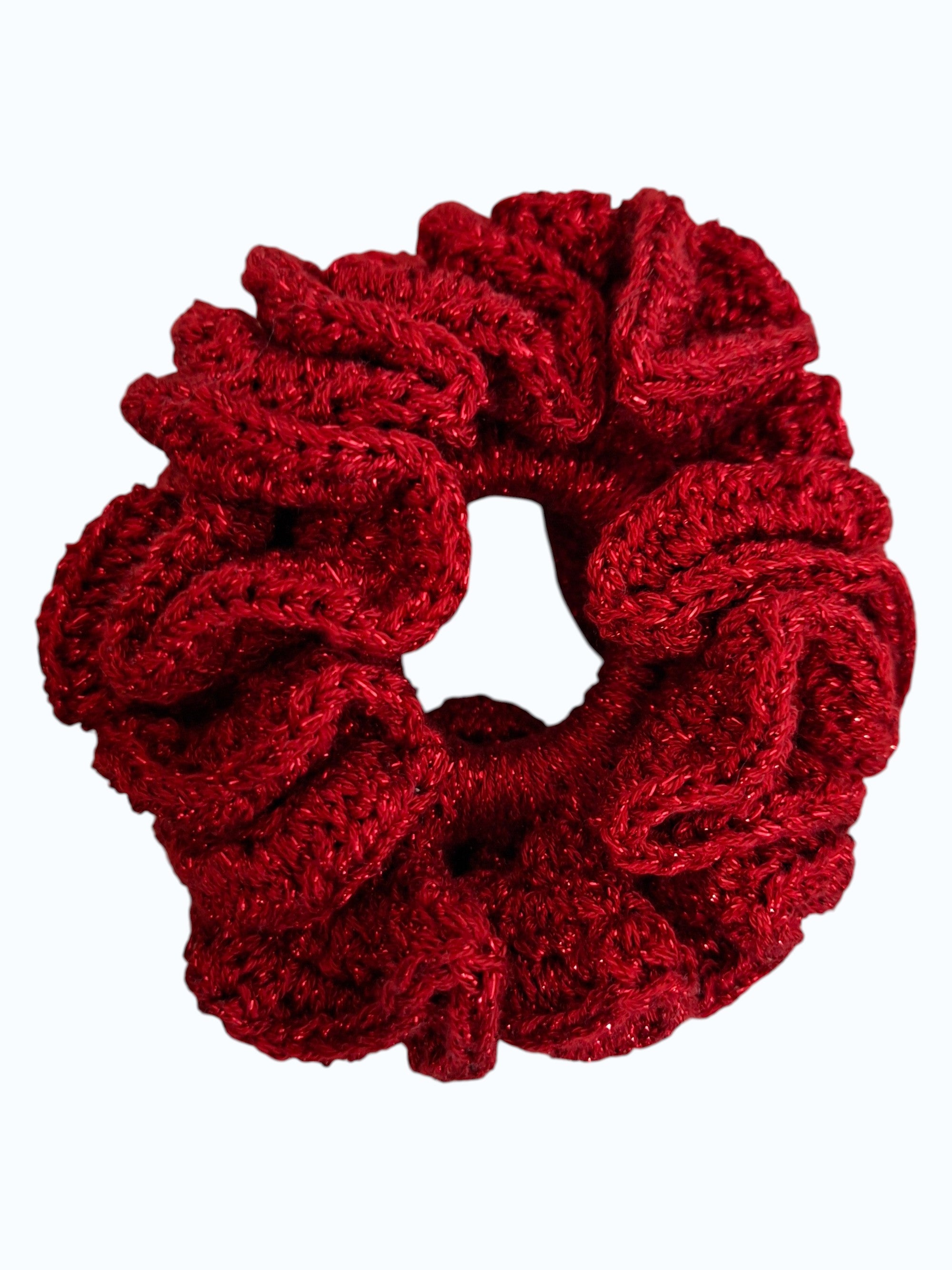 Chouchou en Crochet Rouge