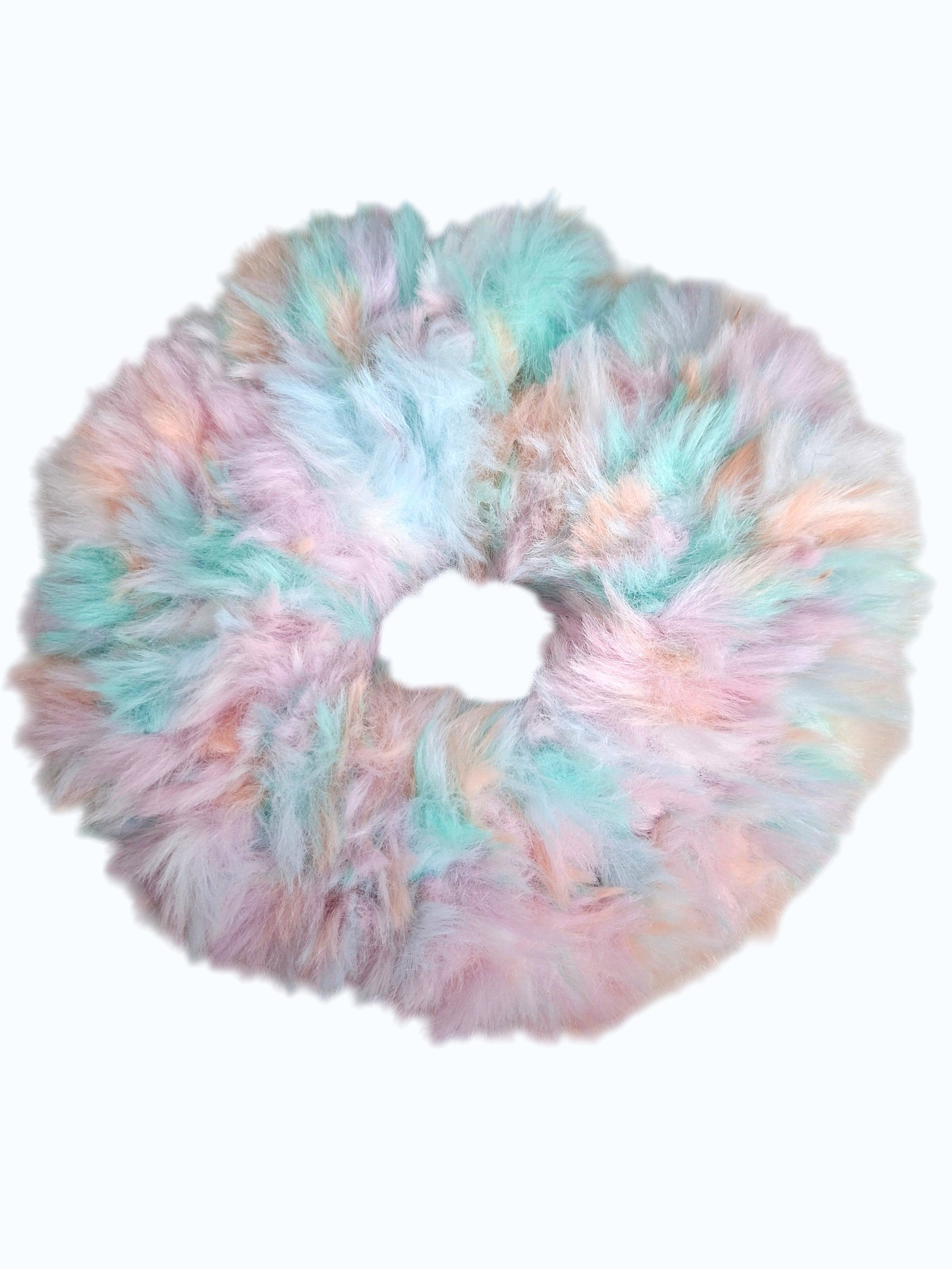 Chouchou en Crochet Multicolore