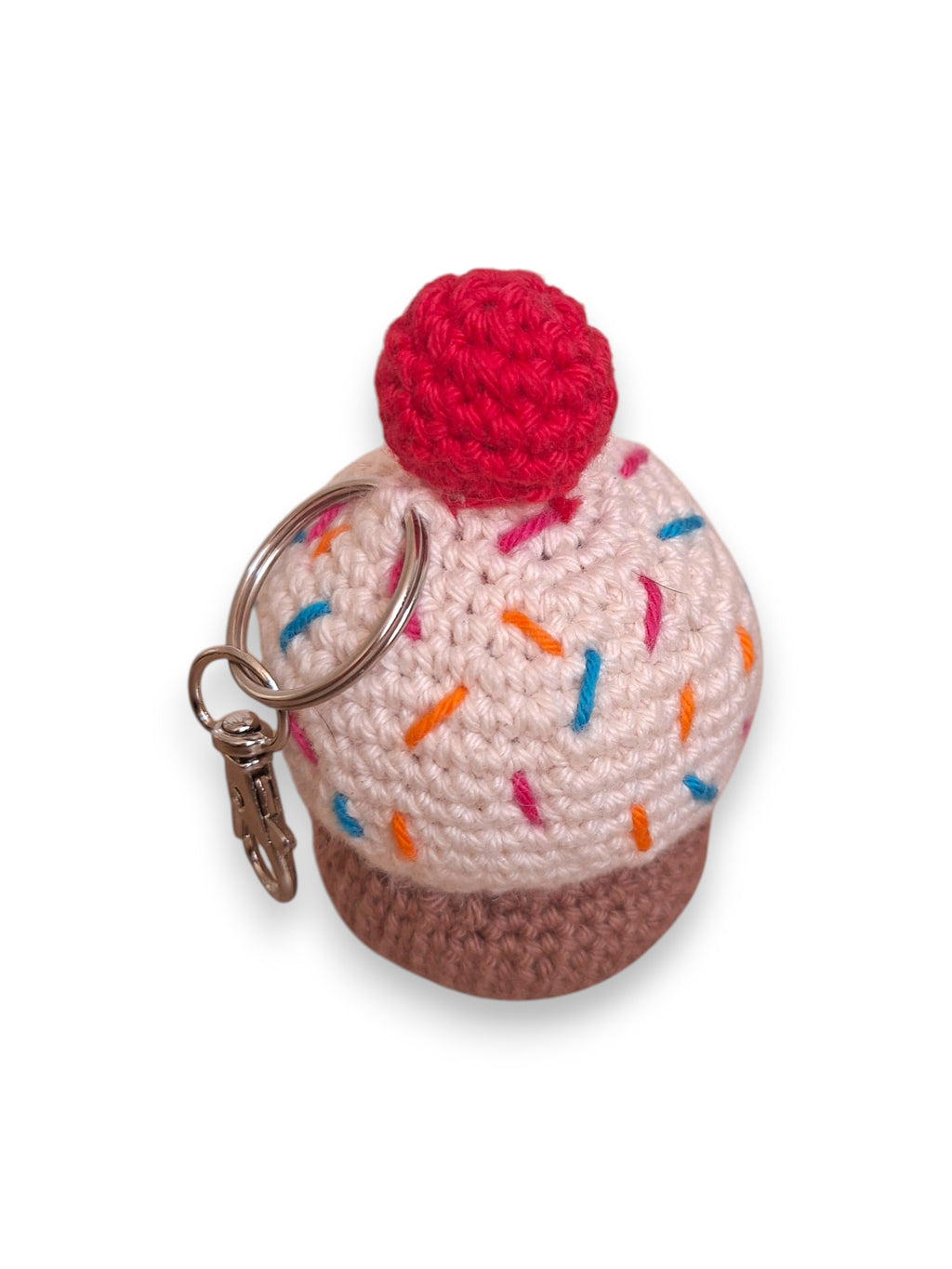 Porte-clé Cupcake en Crochet – Fait Main