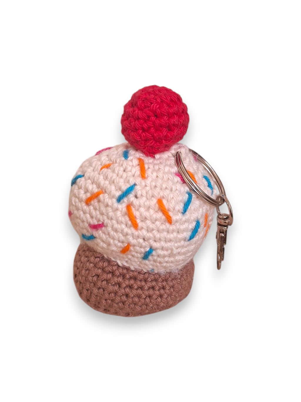 Porte-clé Cupcake en Crochet – Fait Main