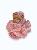 Fée Danseuse Rose en Crochet – Figurine Fait Main