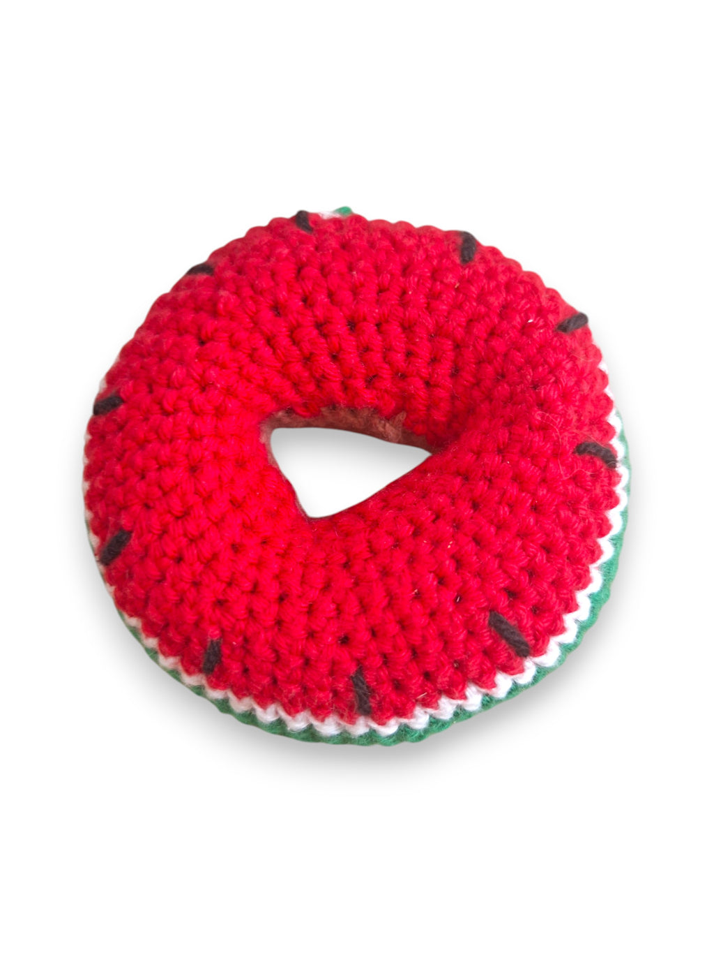 Donut Pastèque en Crochet – Fait Main