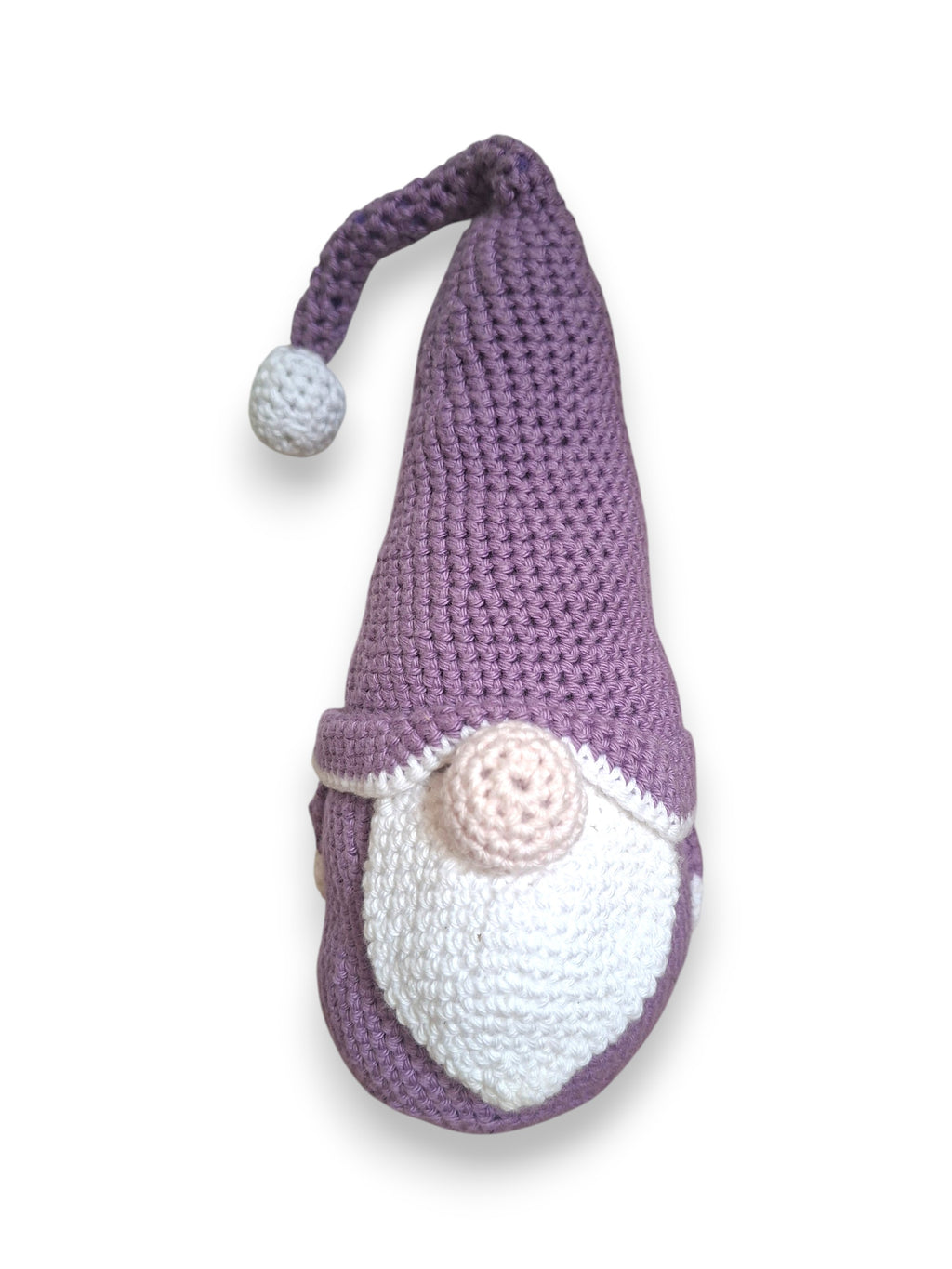 Gnome en Crochet Violet – Fait Main