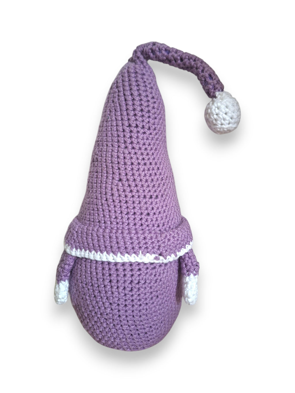 Gnome en Crochet Violet – Fait Main
