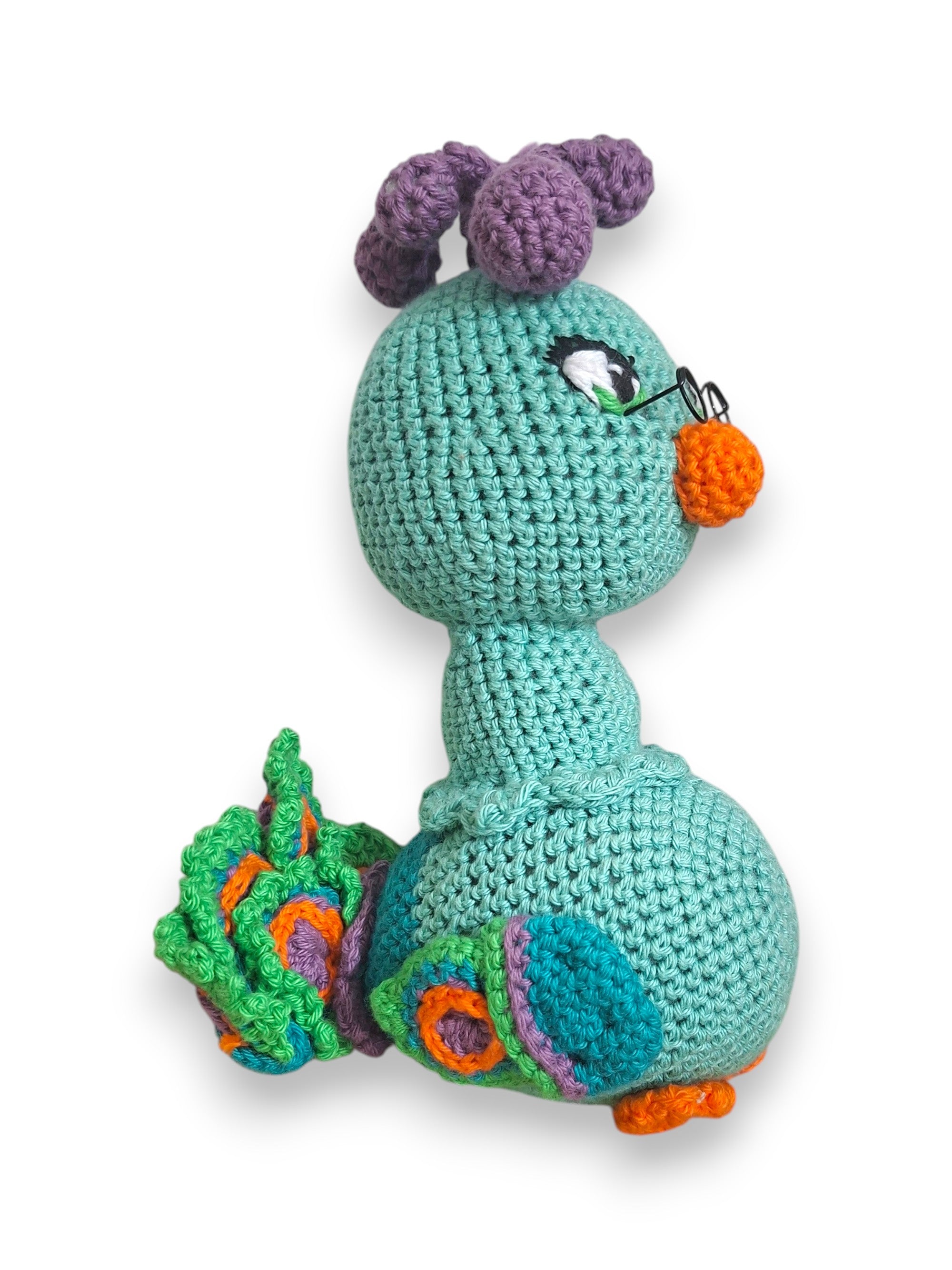 Paon Amigurumi en Crochet – Fait Main