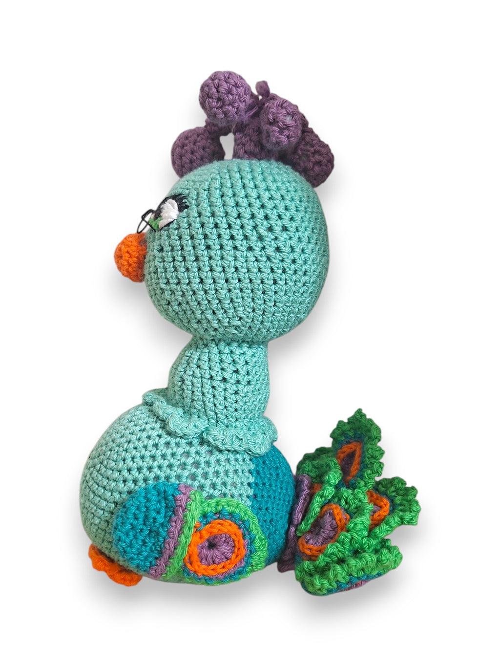 Paon Amigurumi en Crochet – Fait Main
