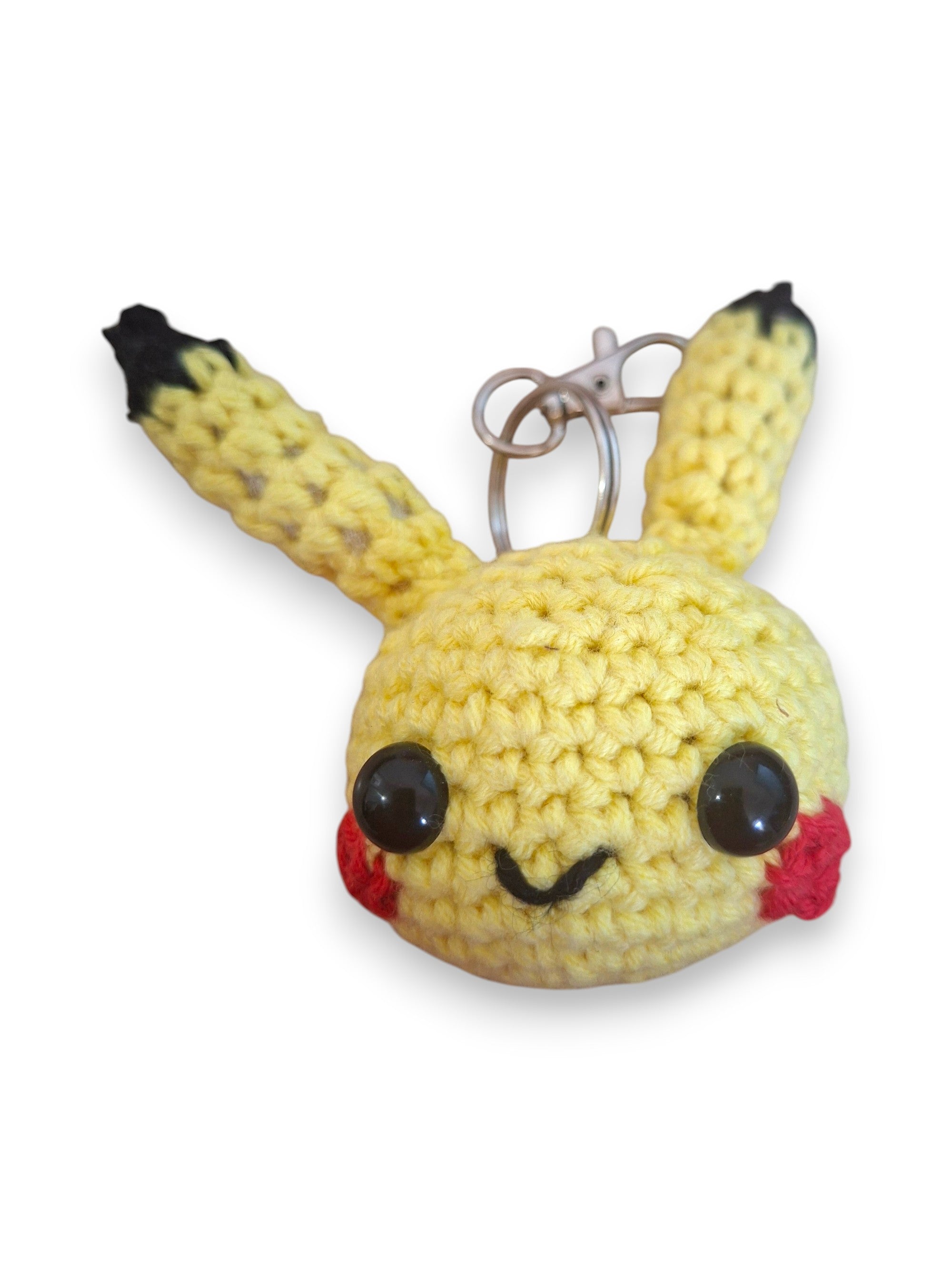 Porte-clé Pikachu en Crochet – Fait Main