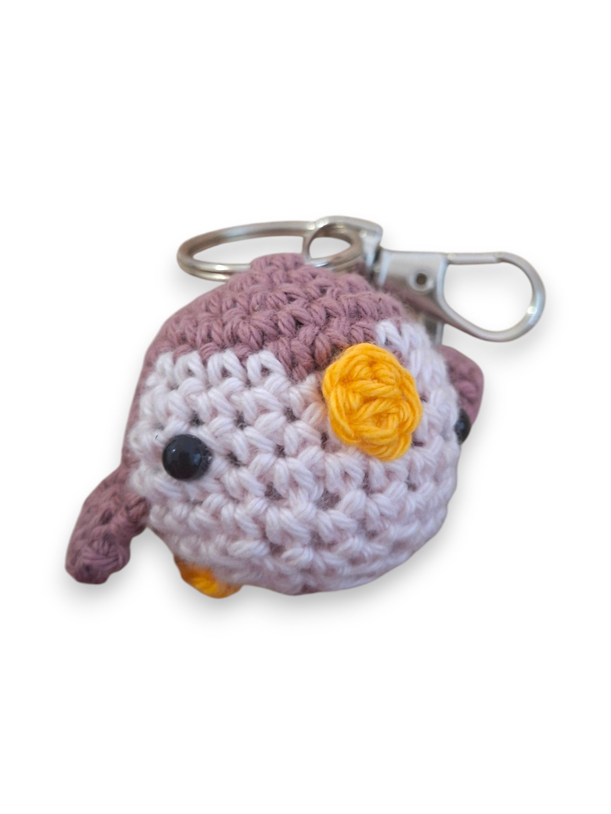 Porte-clé Pingouin en Crochet – Fait Main