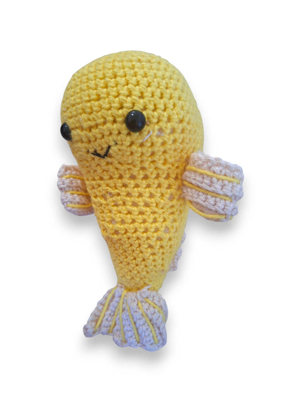 Poisson Jaune Amigurumi en Crochet – Fait Main
