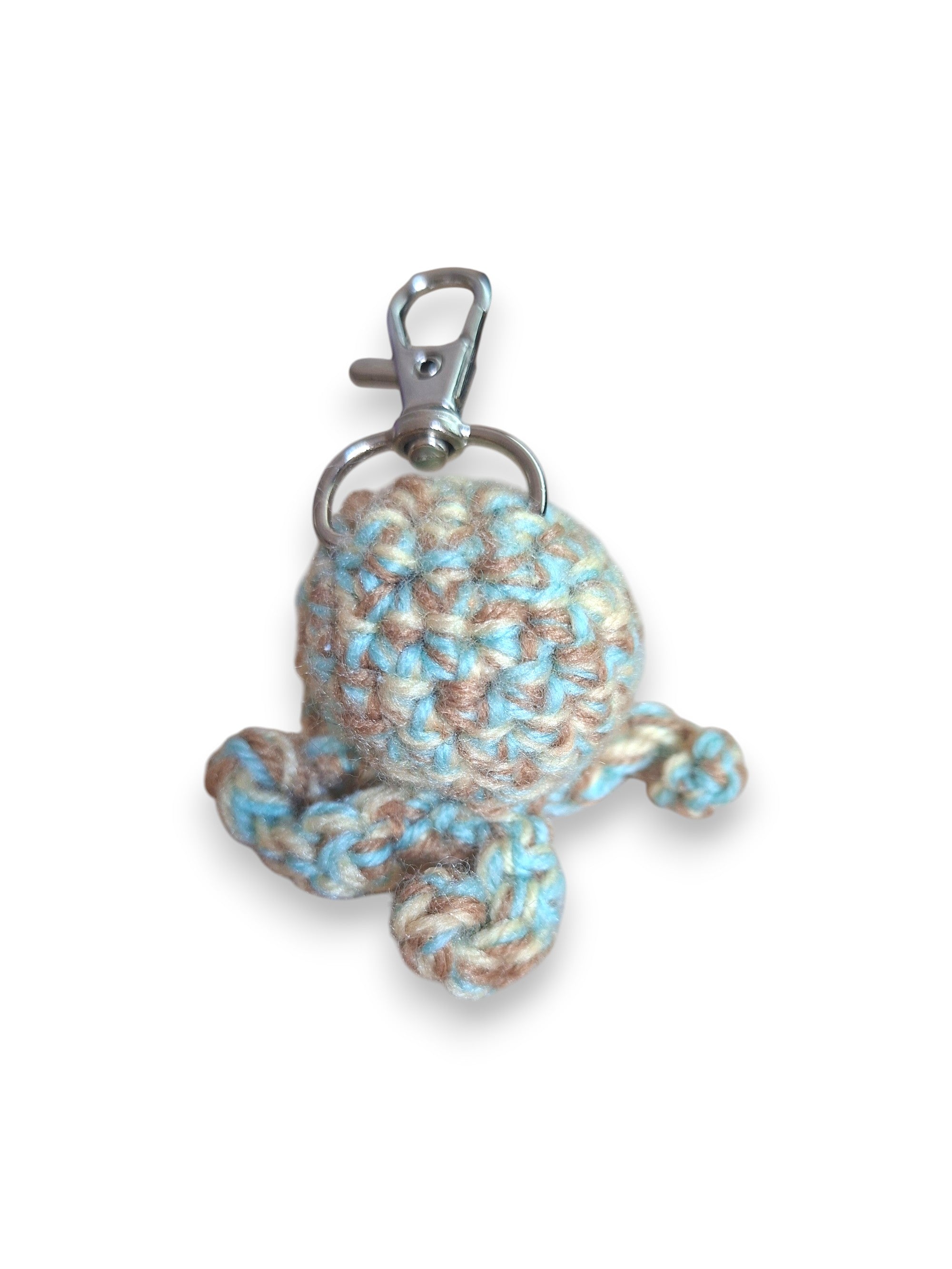 Poulpychou Multicolore – Porte-clé Poulpe en Crochet Fait Main