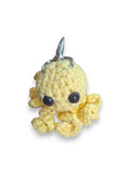 Poulpychou Jaune – Porte-clé Poulpe en Crochet Fait Main