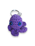 Poulpychou Violet – Porte-clé Poulpe en Crochet Fait Main