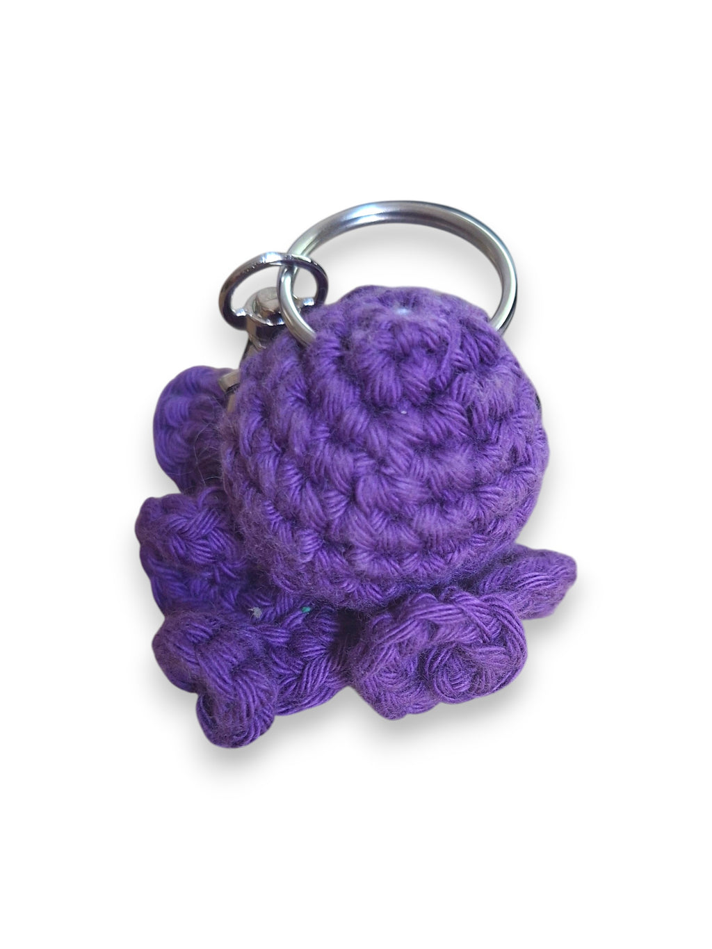 Poulpychou Violet – Porte-clé Poulpe en Crochet Fait Main