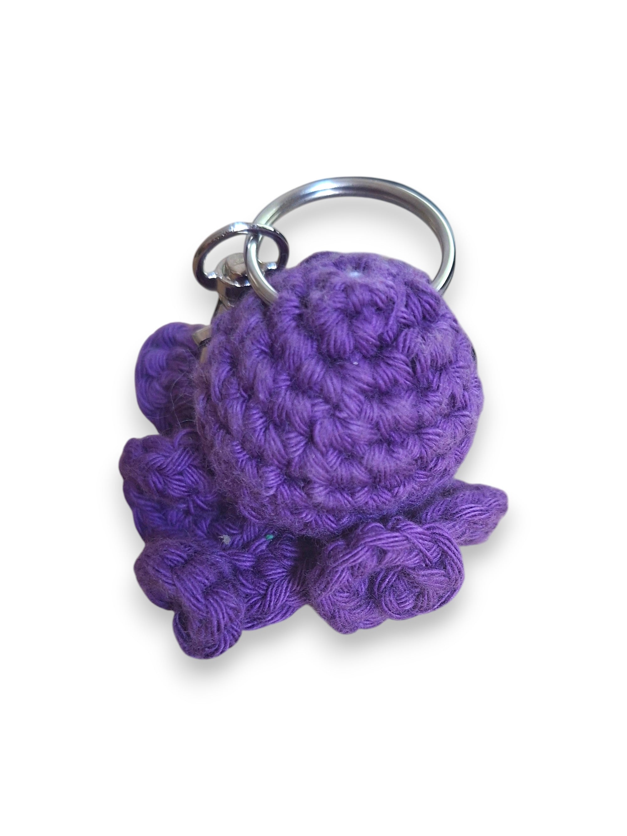 Poulpychou Violet – Porte-clé Poulpe en Crochet Fait Main
