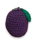 Porte-clé Prune en Crochet – Fait Main